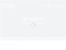 Tablet Screenshot of harp3trial.org